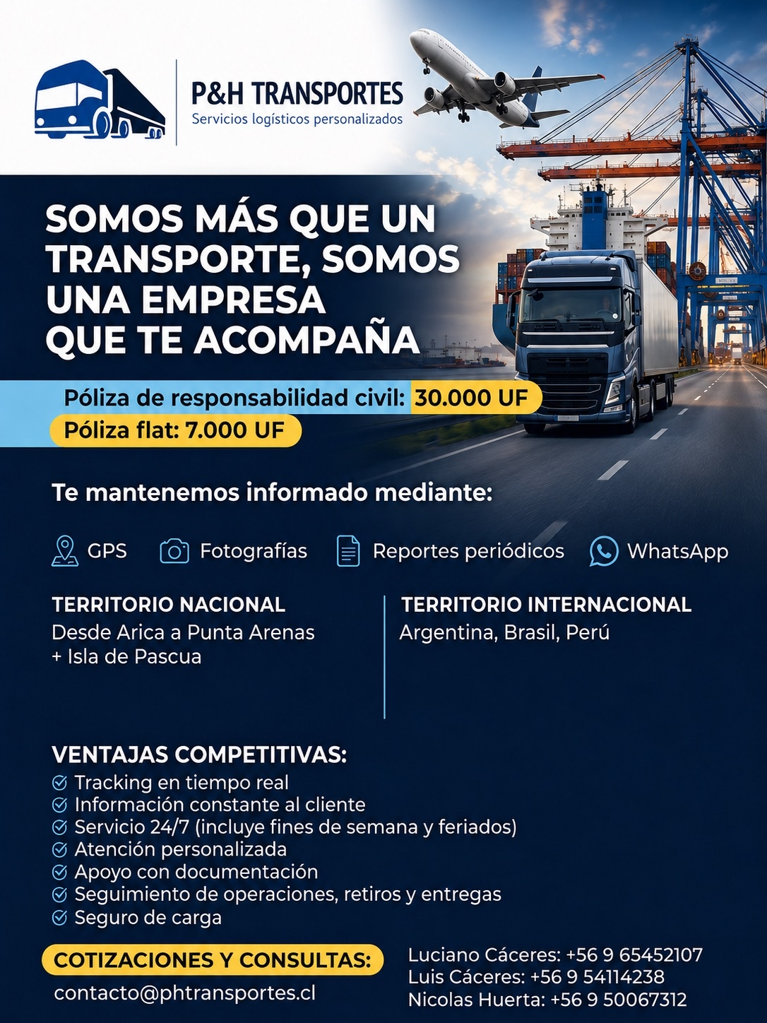 Aviso destacado PH Transportes